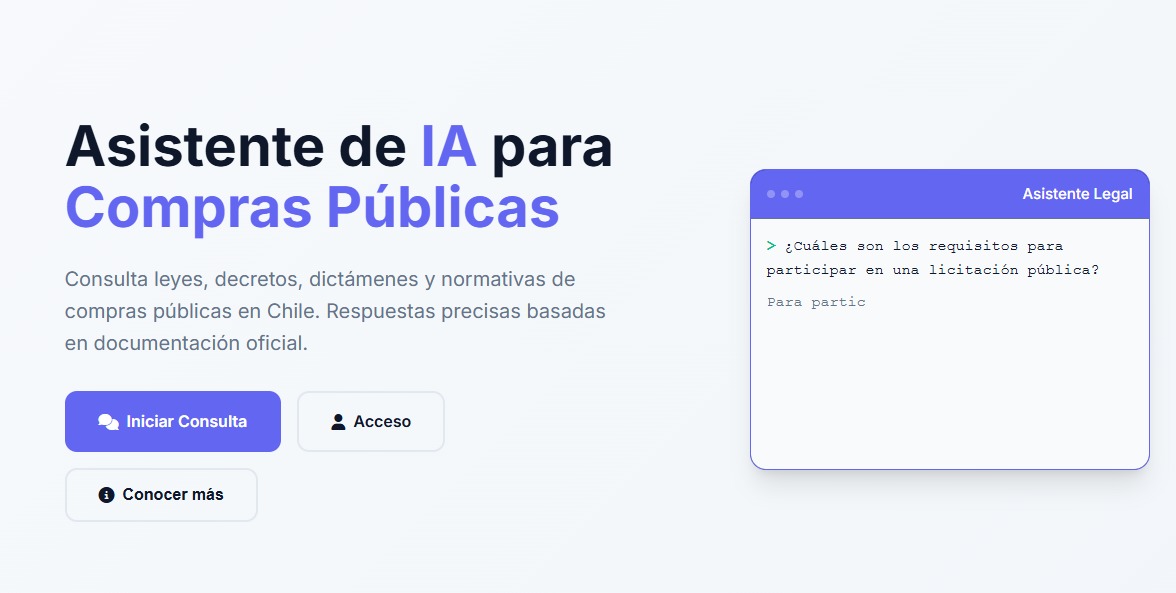 Asistente Legal RAG Interface