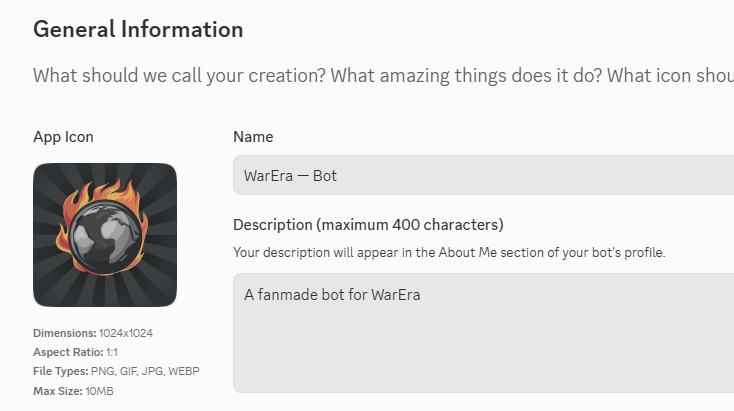 WarEra Discord Bot Interface
